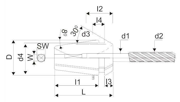 ERG Tap Collets - Diagram
