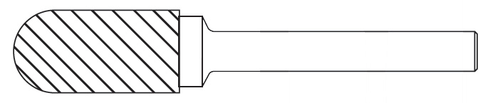 Tungsten Carbide Rotary Burrs - Cylindrical Ball